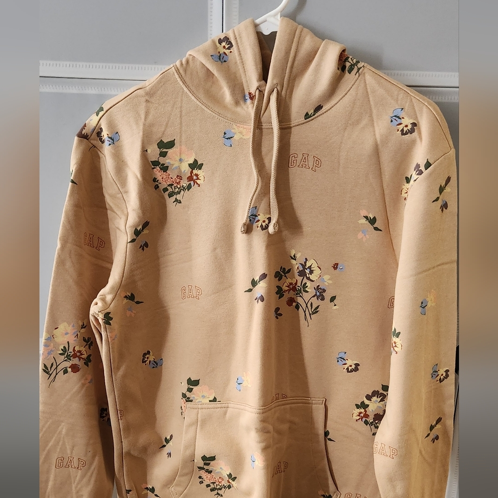 BNWOT Gap Graphic Flower Logo Hoodie - Picture 4 of 9